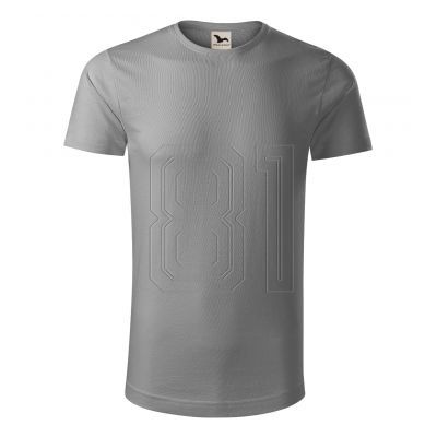 3. Malfini Origin (GOTS) T-Shirt M MLI-17125 grau