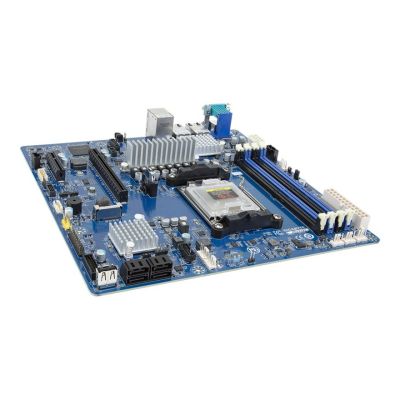 5. Gigabyte MC13-LE1 Motherboard 1x AM5 AMD Epyc 4004/Ryzen 7000 B650E (4xDIMM, 4xSATA, 1xM.2, 2x10Gbe, IPMI, mATX)