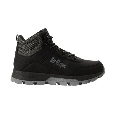 Lee Cooper Herren-Wintersneaker, schwarze Stiefeletten