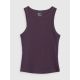 8. Schmal geschnittenes, geripptes Damen-Stricktop 4F 4FRAW25TSLEF310-50S
