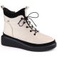 16. Filippo W PAW482 beige isolierte Plateaustiefeletten aus Leder