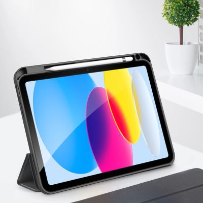13. Dux Ducis Domo Smart Cover Hülle mit Ständer für iPad 10,9" (2022) / iPad 11" (2025), blau