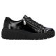 20. Rieker W N2501-00 schwarze Keilschuhe