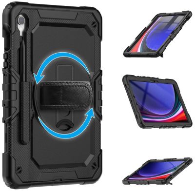 11. Tech-Protect Solid360 Hülle für Samsung Galaxy Tab S9 FE 10,9" X510 / X516B - Schwarz