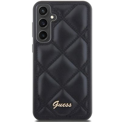3. Guess GUHCS23FEPSQSQSK S23 FE S711 schwarz/schwarzes Hardcase Quilted Metal Logo