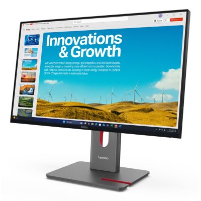 34. Lenovo ThinkVision P24QD-40 LED-Display, 60,5 cm (23,8 Zoll), 2560 x 1440 Pixel, Quad-HD-LCD, Schwarz