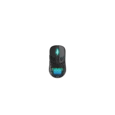 19. CHERRY XTRFY M42 RGB Gaming-Maus, beidhändig bedienbar, kabellos (RF) + USB Typ-C, optischer Sensor, 19.000 DPI