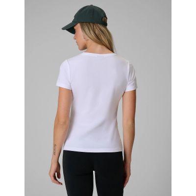 2. Damen-T-Shirt, schmal geschnitten, einfarbig, 4F 4FRMM00TTSHF3619-10S
