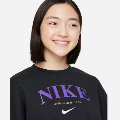 4. Nike Sportswear Trend FLC Crew Jr DV2563-045 Sweatshirt
