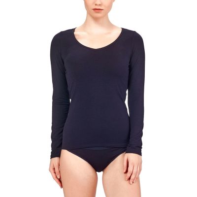 2. Icebreaker 103194001 XS Shirt/Top T-Shirt Rundhalsausschnitt Langarm Lycra, Merinowolle, Nylon