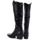 5. Schwarze Cowboystiefel mit Blockabsatz M.Daszyński SA261-6