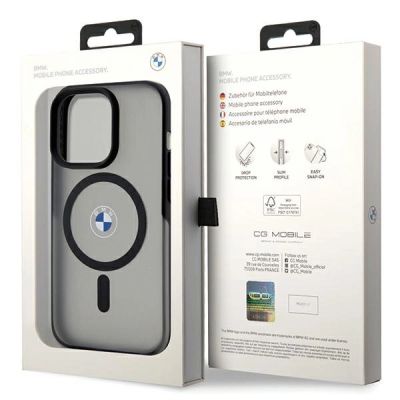 8. BMW IML Signature MagSafe Case für iPhone 15 Pro – Schwarz