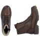 5. Braune Damen-Lederboots im Worker-Stil Rieker 75800-25