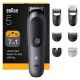 5. Braun 7-in-1 Pflegeset | Series 5 All-in-One Set AIO5520 | Kabellos | 14 Längeneinstellungen | Schwarz