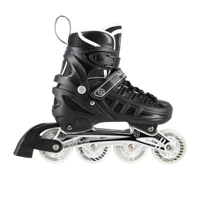 3. Nils Extreme NH10905 4-in-1 Inlineskates mit austauschbarer Hockeykufe, schwarzer LED, Größe M (35-38)