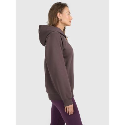 3. Damen-Sweatshirt mit Kapuze, offen, 4F 4FRAW25TSWSF2775-82S