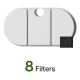 2. Petlibro Filter PL-FF002-92W Filter für automatische Tiertränken