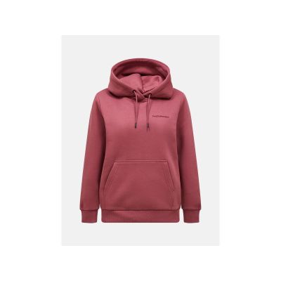 Damen-Kapuzenpullover PEAK PERFORMANCE W Original Small Logo Rot