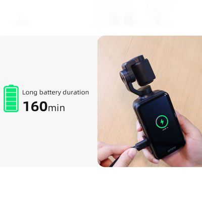 15. Ordro Pocket M5 3-Achsen-Gimbal-Kamera, 5K, für Vlogging und YouTube – Schwarz