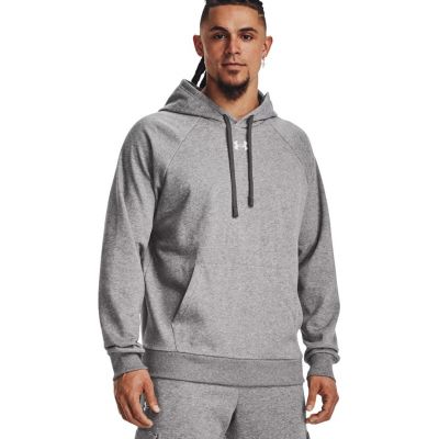 Herren-Hoodie Under Armour Rival Fleece, grau, 1379757 025, M