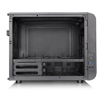12. Thermaltake Core V21 CA-1D5-00S1WN-00 Gehäuse (Micro ATX, Mini ITX; Schwarz)