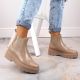 13. Big Star W INT1918B beige Lackleder Plateaustiefel