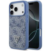 Guess 4G Nauble Card Triangle Hülle für iPhone 18 Pro / 17 Pro – blau