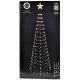6. Dekorativer Weihnachtsbaum, 550 LEDs, superwarmweiß, 300 cm, schwarz