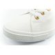 6. Lee Cooper Damenschuhe, sportliche weiße Slip-On-Ballerinas