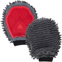 2-in-1 Schmutzteufel Hundewaschhandschuh