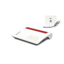 FRITZ!Box 7530 AX WLAN-Router Gigabit Ethernet Dualband (2,4 GHz/5 GHz) Grau, Rot, Weiß