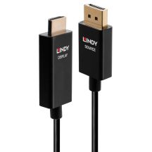Lindy 40925 Kabeladapter 1m DisplayPort HDMI Schwarz