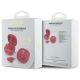 6. Guess Bluetooth-Kopfhörer GUTWSJ144ESF TWS + Dock Fuchsia/Fuschia Iridescent 4G Gedrucktes Logo