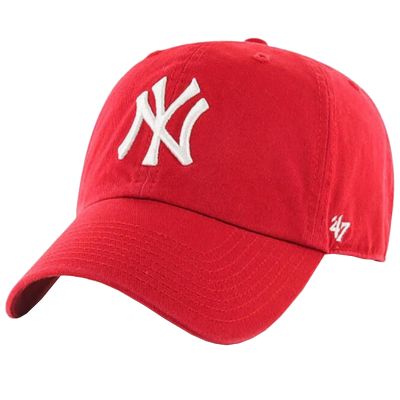 47 Brand New York Yankees MLB Clean Up Cap B-RGW17GWS-RD 