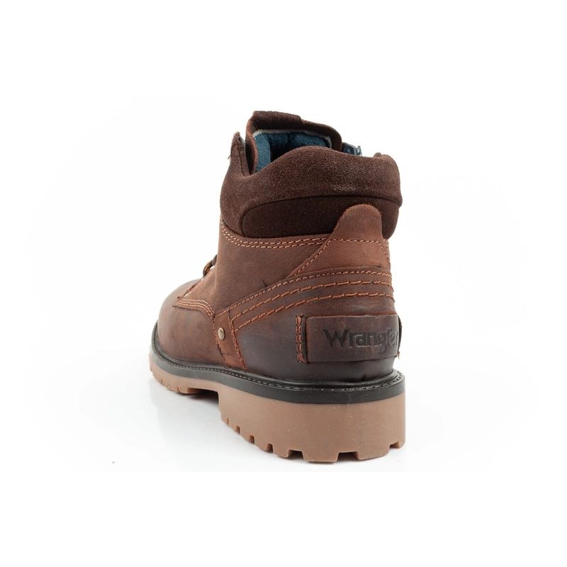 5. Wrangler Yuma Herrenstiefel Chelsea Boots Elegantes Leder Dunkelbraun