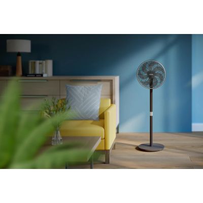 19. Philips CX3550/01 Standventilator der Serie 3000, Schwarz