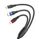 10. 3mk Hyper Cable N-SERIES 3-in-1 USB-A / Lightning / Micro 1,2 m 9 V/2 A 18 W – Schwarz