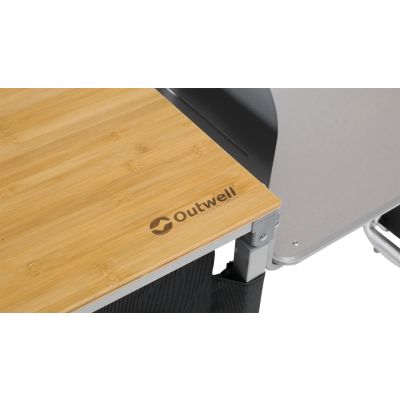 3. Outwell 531189 Campingküche Schwarz, Grau, Edelstahl, Holz Aluminium