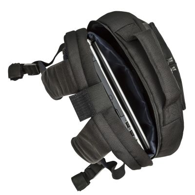 2. RIVACASE Laptop-Rucksack 17,3" Tegel, Schwarz, 23 l, wasserdichtes Material, Fächer für Tablet 10,1", Smartphone, Dokumente, Zubehör