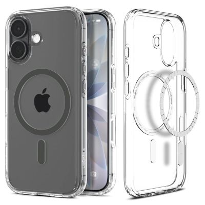 Spigen Ultra Hybrid MagSafe Case für iPhone 17 - Klargrau