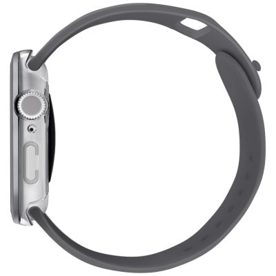 3. Uniq Voute Hartglasgehäuse für Apple Watch 10 46 mm - Silber