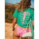 4. Locker geschnittenes Damen-T-Shirt mit Aufdruck 4F 4FRSS26TTSHF4516-42S