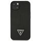 3. Guess GUHCP13SPSATLK iPhone 13 mini 5,4 "schwarz / schwarzes Hardcase SaffianoTriangle Logo