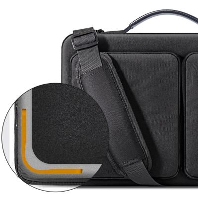 5. 13-14 Tech-Protect Defender Bag Laptoptasche – Schwarz