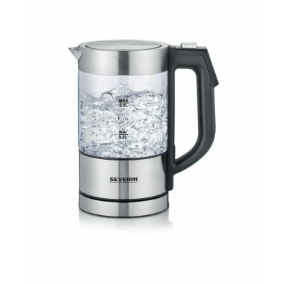 2. Severin WK 3458 Wasserkocher 0,5 l 1100 W Schwarz, Transparent
