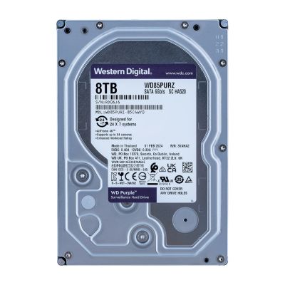HDD WD Purple WD85PURZ (8 TB; 3,5"; 256 MB; 5640 U/min)
