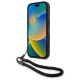 4. BMW Signature Leder-Cord-Case mit Wortmarke für iPhone 16 Pro Max – Schwarz