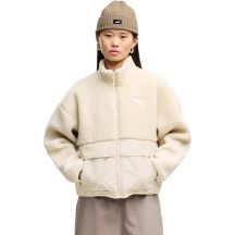 Damenjacke Puma Re:Fibre Sherpa cremefarben 694567 87