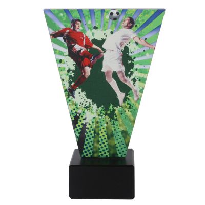 Glas-Fußballtrophäe Triumph