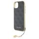 6. Guess 4G Charms Collection Hülle für iPhone 15 Plus – Grau